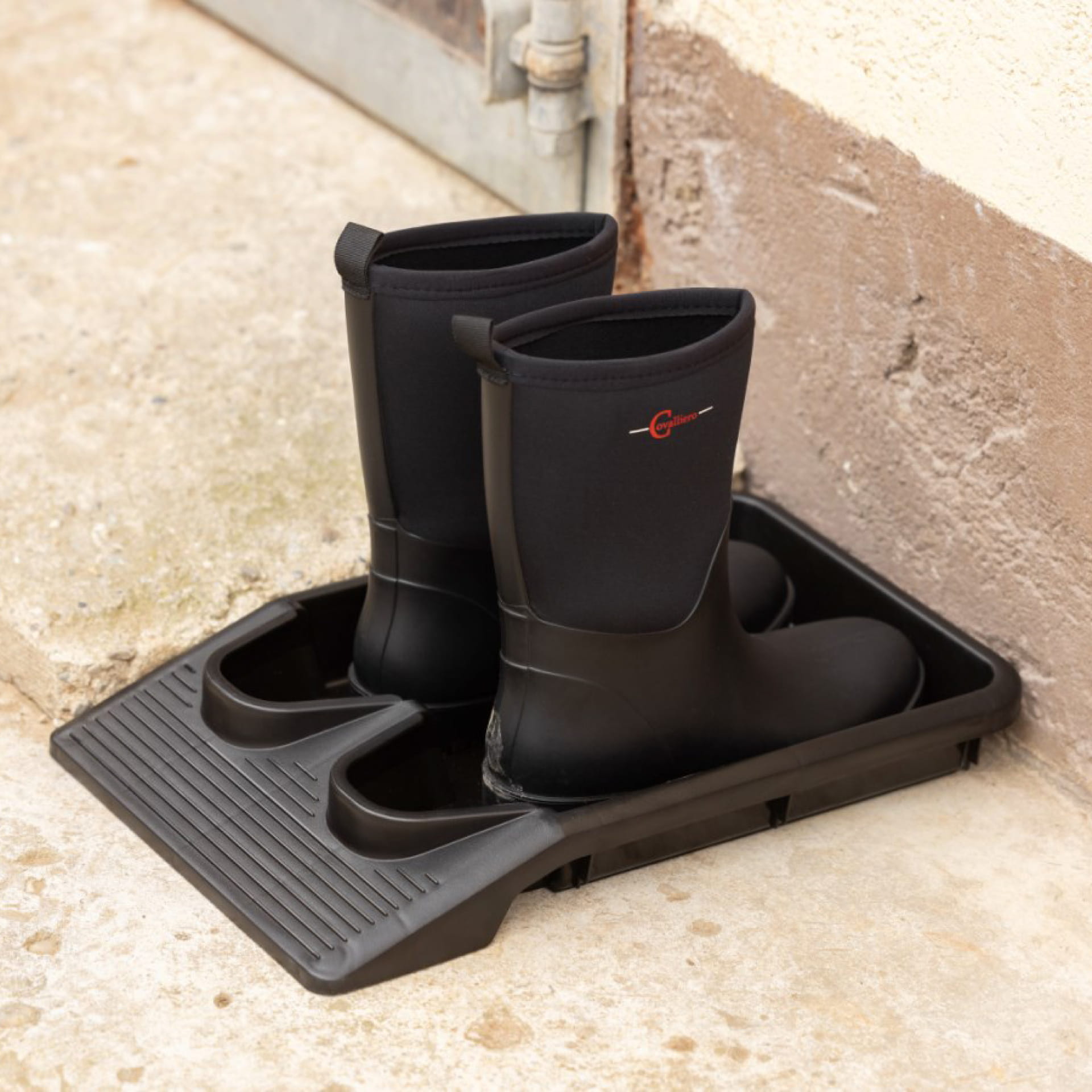 Tray for taking off Shoes - boots EasyOut
