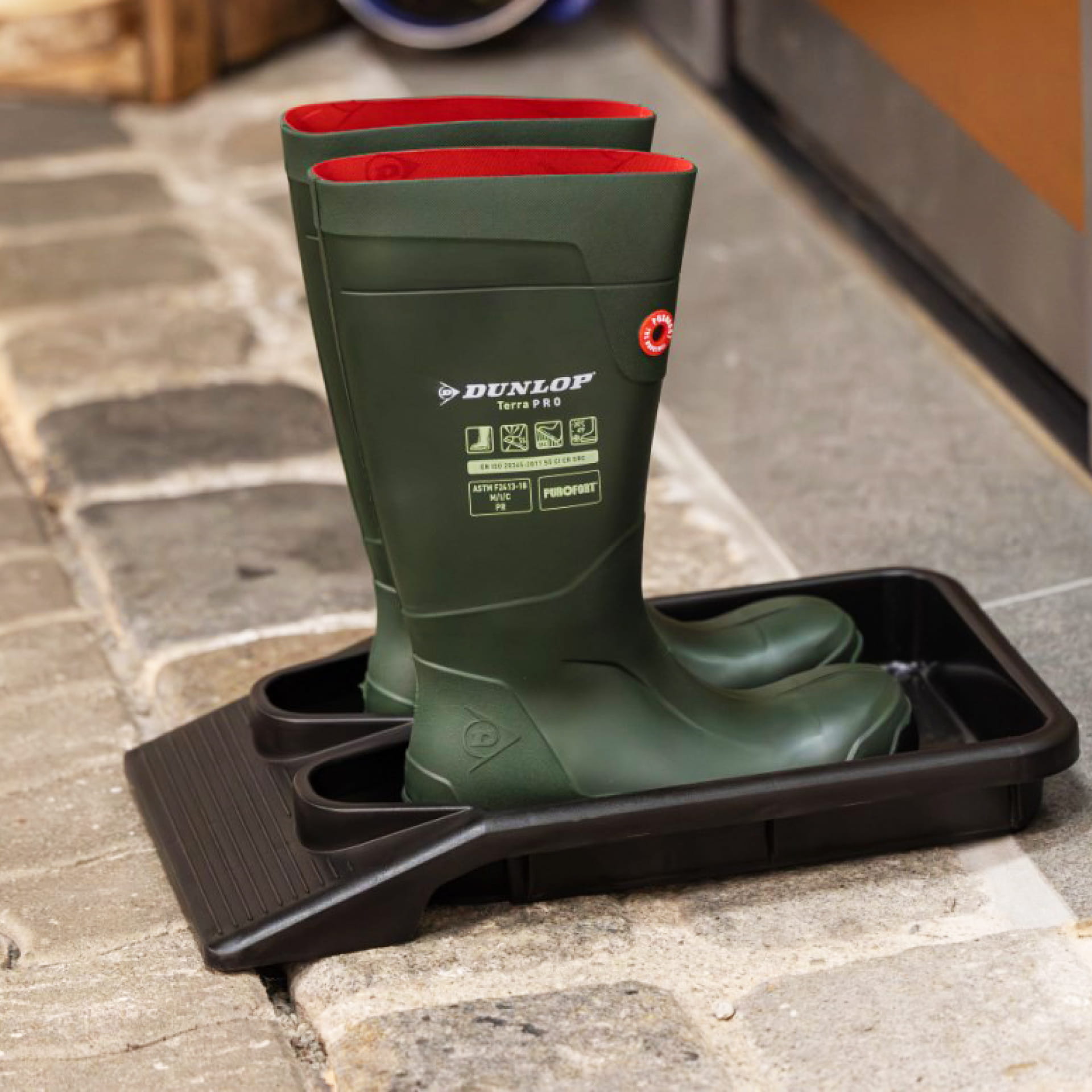 Tray for taking off Shoes