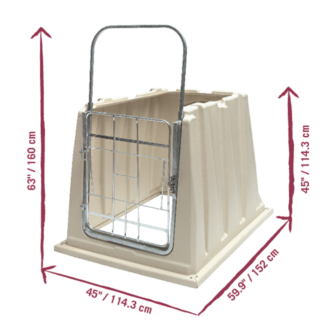 Single Starter Calf Hutch