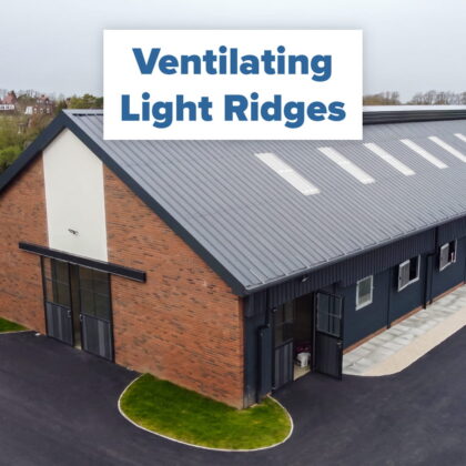 barn ventilating light ridges