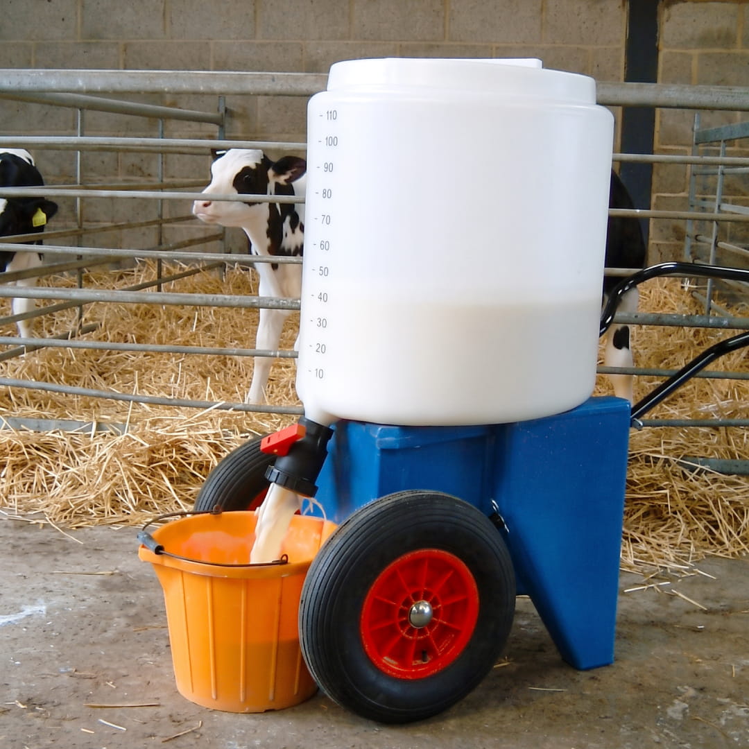 intershape Wydale 110L 2 Wheel Milk Mixer