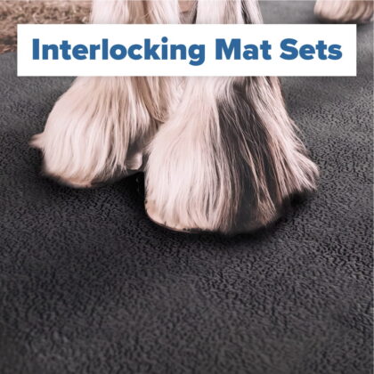 interlocking mat sets equine intershape